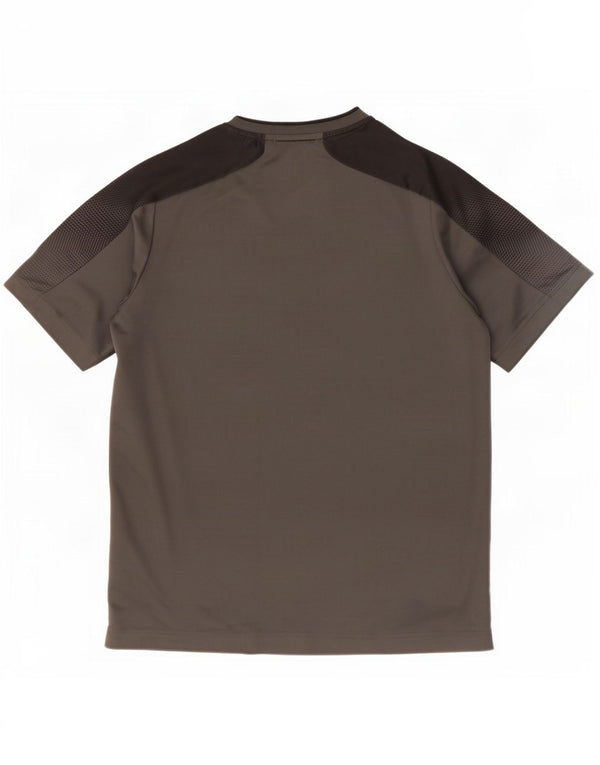 Adidas Boys T-Shirt Top 13-14 År Grå Polyester