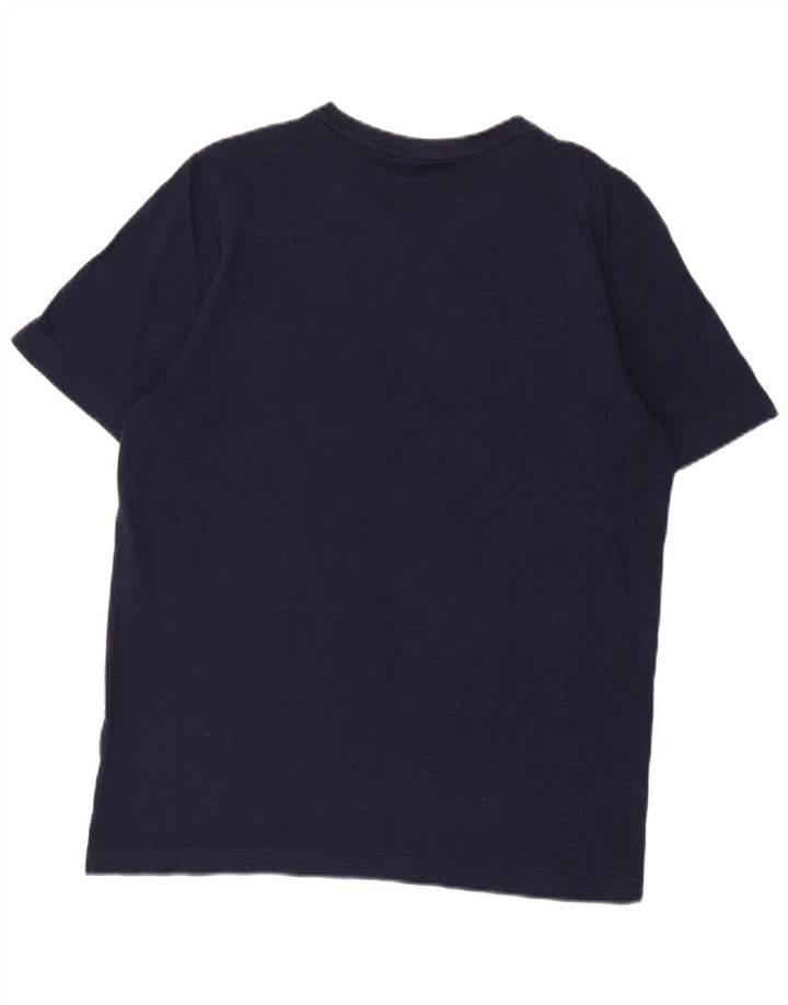 Puma Herre grafisk T-shirt Top Medium Navy Blue