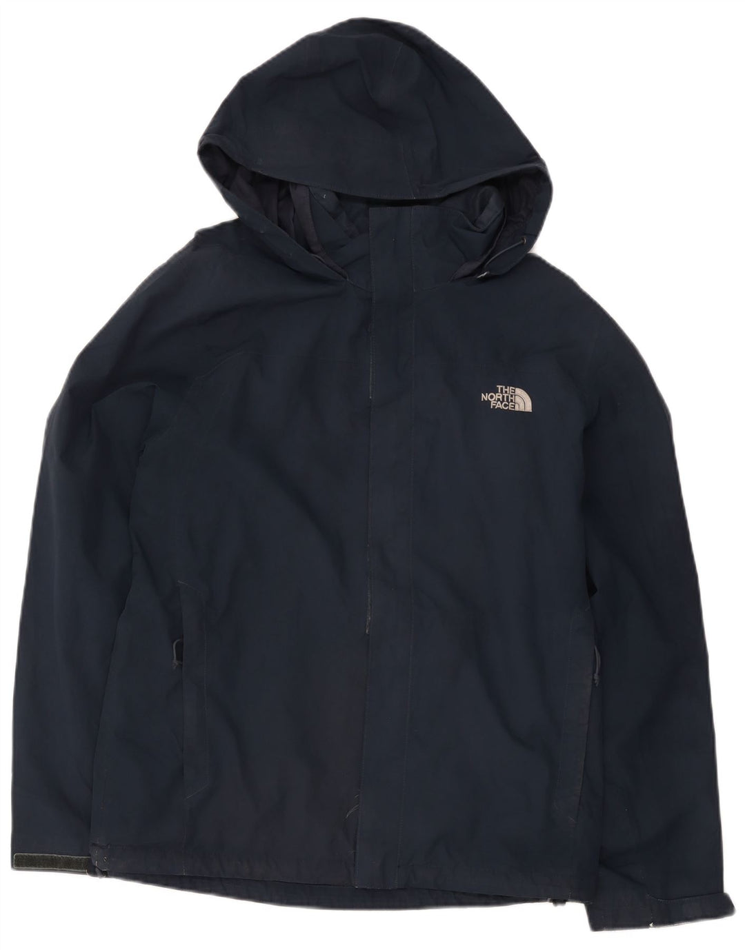 The North Face Regnjakke med hætte til mænd UK 40 Large Navy Blue Polyester