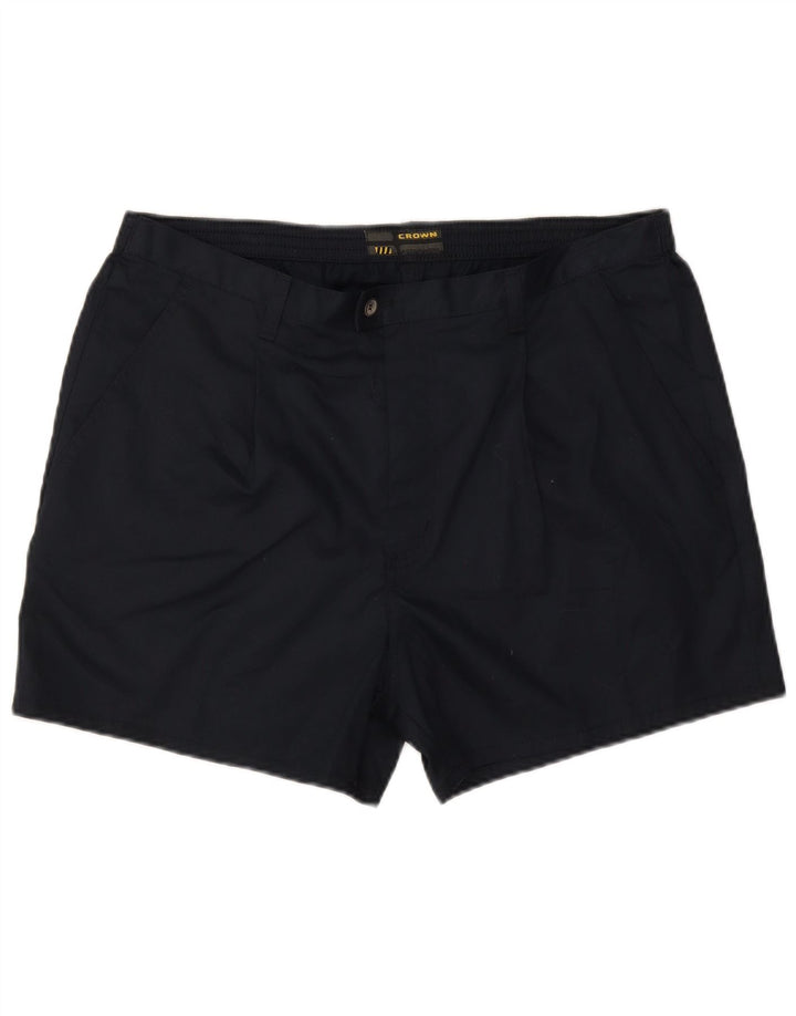 Crown Herre Pegged Chino Shorts W36 Large Navy Blue Bomuld