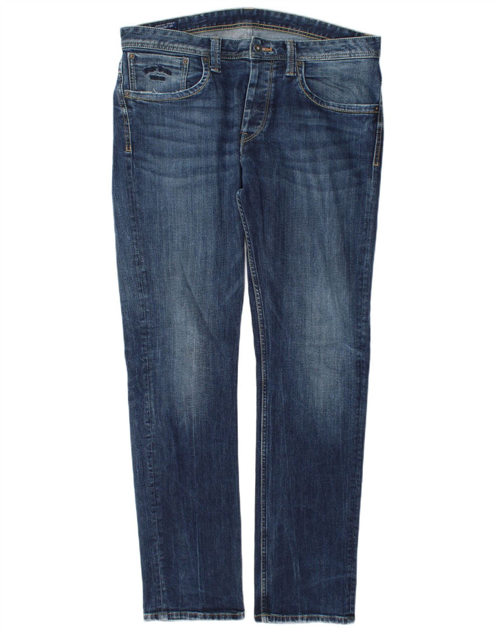 PEPE Jeans Herre Slim Jeans W34 L34 Blå Bomuld