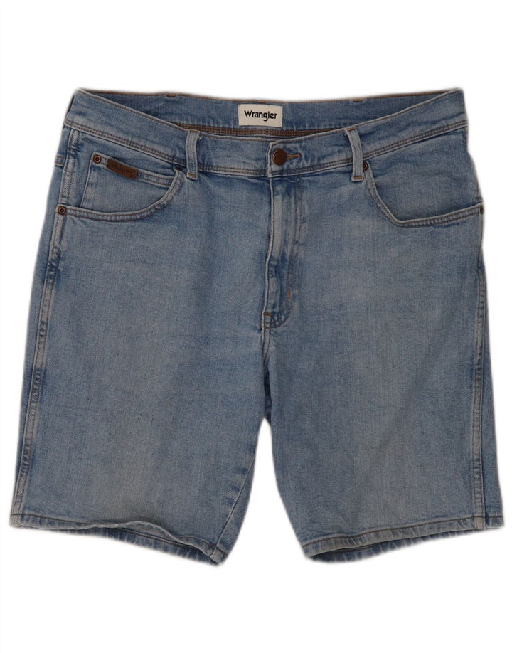 Wrangler Texas denimshorts til kvinder W34 Large Blue Bomuld