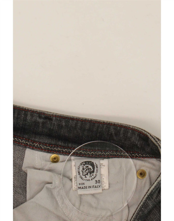 Diesel Dame Bootcut Jeans W30 L30 Grå Bomuld