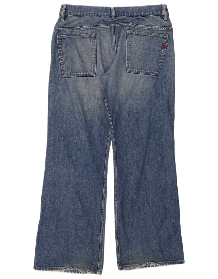 Diesel Herre Bootcut Jeans W36 L30 Blå Bomuld