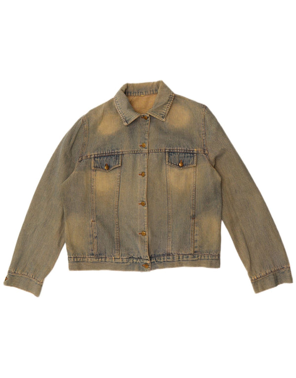 Vintage Dame denimjakke UK 16 Large Blue