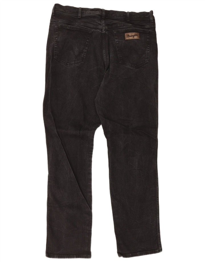 Wrangler Herre Texas Straight Jeans W42 L36 Sort
