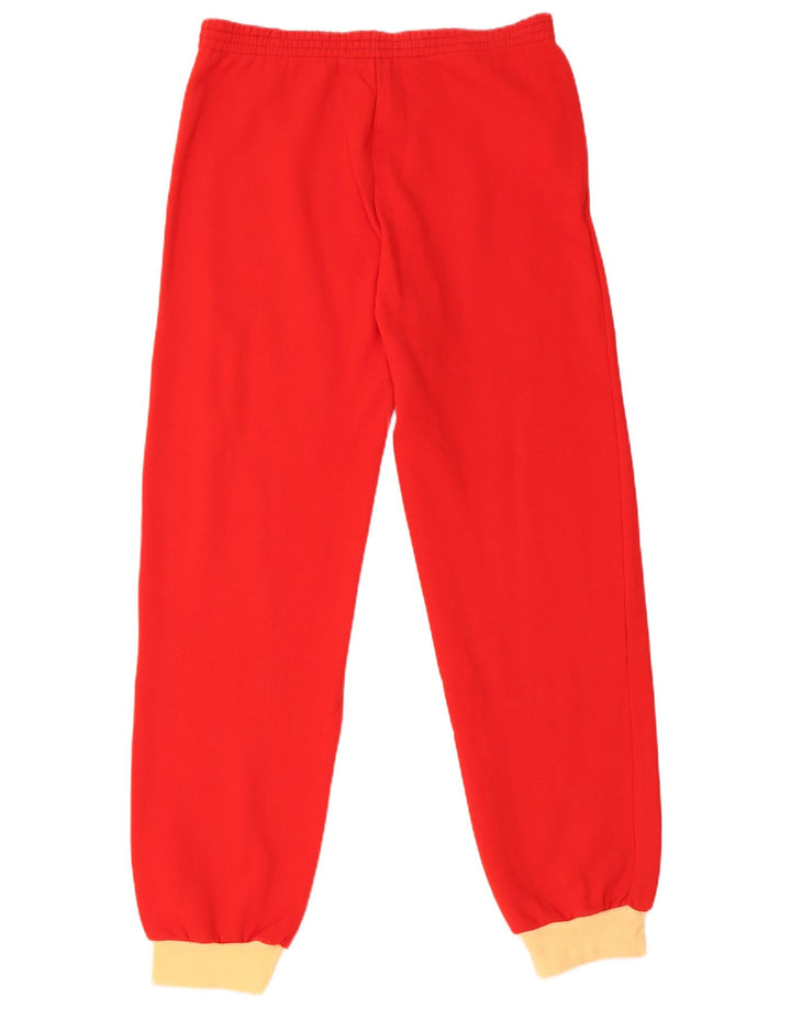 Vintage fuld træningsdragt til mænd EU 48 Medium Rød Colourblock Bomuld