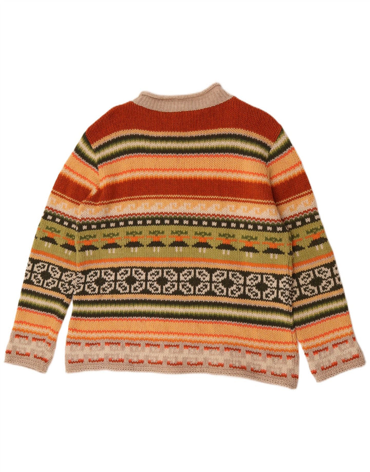 Bianca Dame Turtle Neck Jumper Sweater IT 46 Stor Flerfarvet