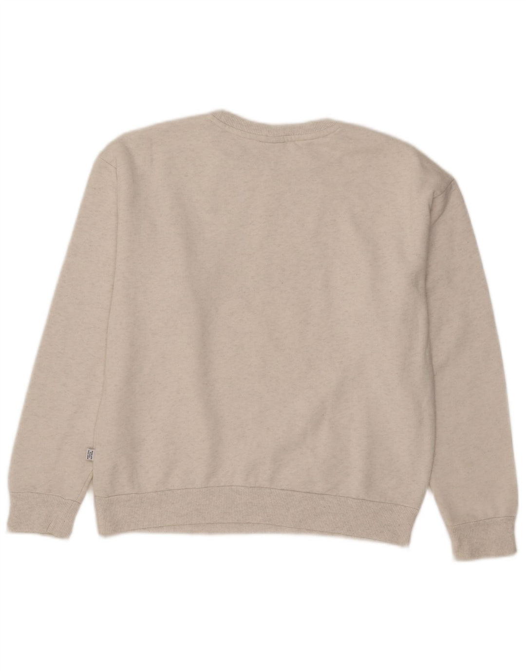 Puma Dame Grafisk Oversized Sweatshirt Jumper UK 10 Lille Grå Bomuld