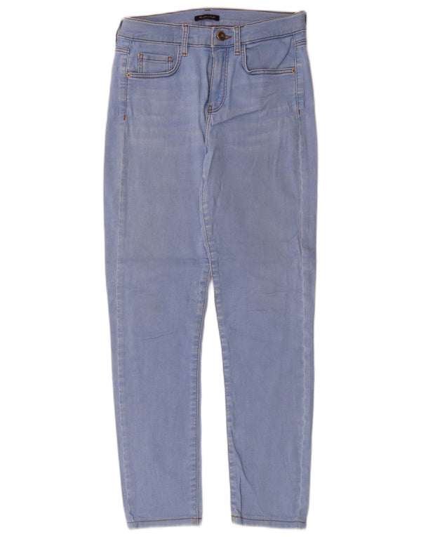 Massimo Dutti Dame Slim Jeans EU 36 XS W26 L26 Blå Bomuld