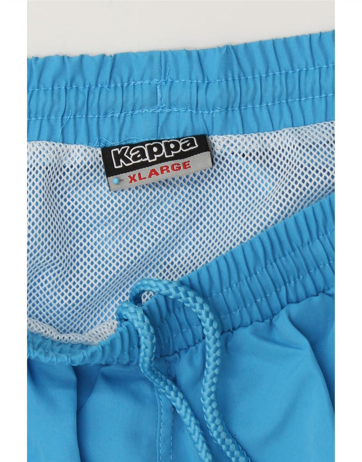 KAPPA Grafiske svømmeshorts til mænd XL Blå polyester