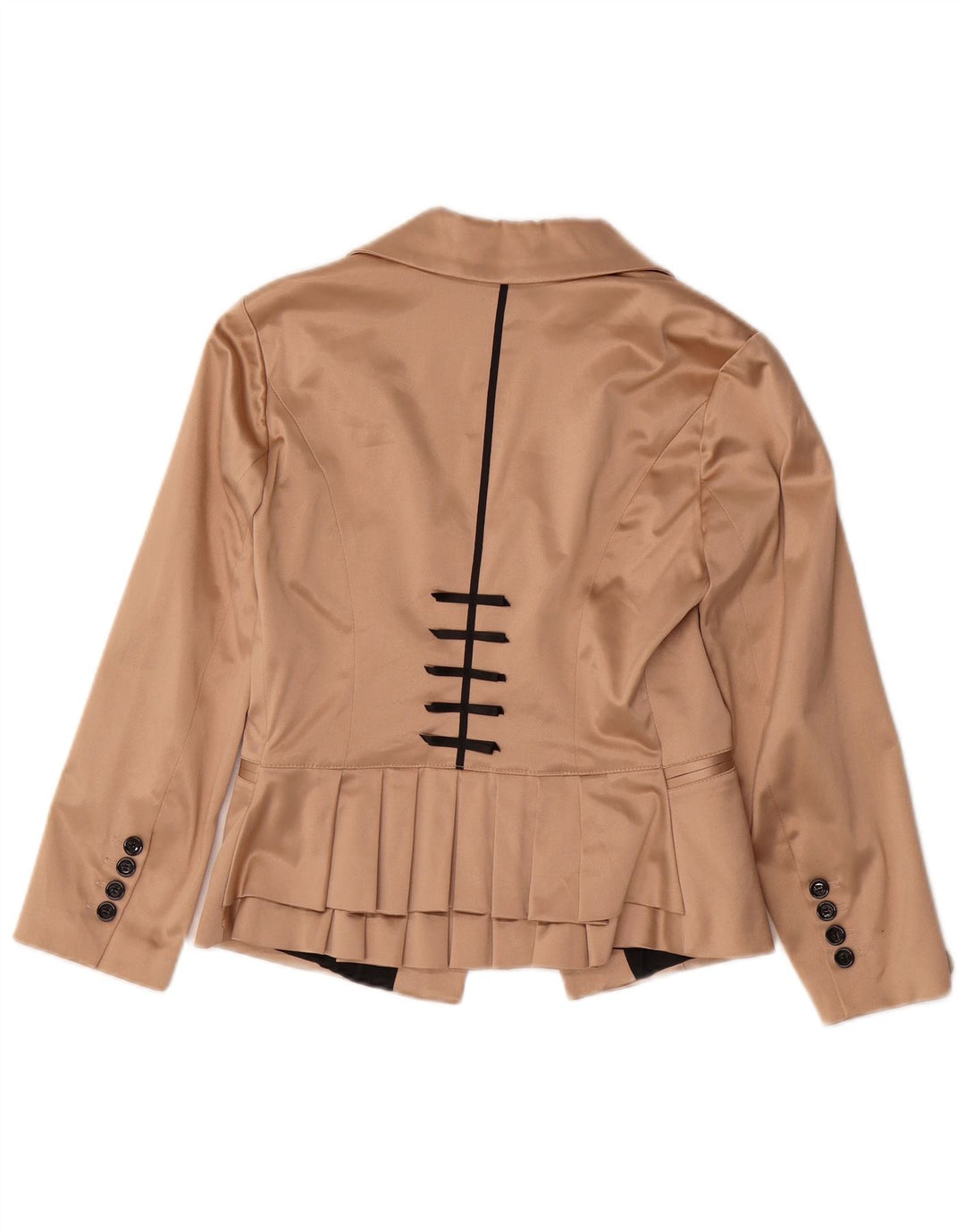 Elisabetta Franchi Dame 2-delt sæt IT 44 Medium Beige Polyester