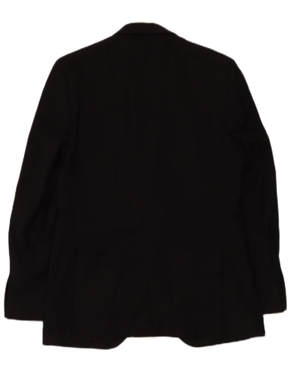 Marks & Spencer Herre 2-knaps blazerjakke UK 38 Medium Sort Uld
