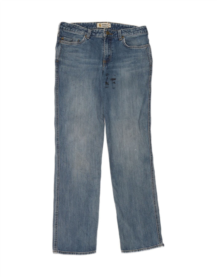 Carhartt Dame Straight Jeans US 8 Medium W30 L31 Blå Bomuld