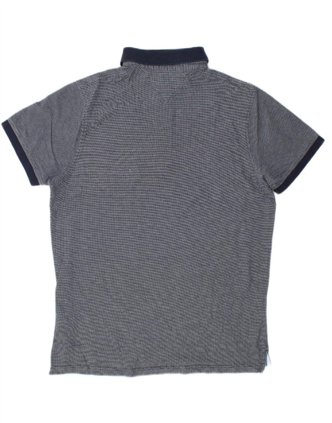 TOMMY HILFIGER Mens Polo Shirt Large Navy Blue Cotton