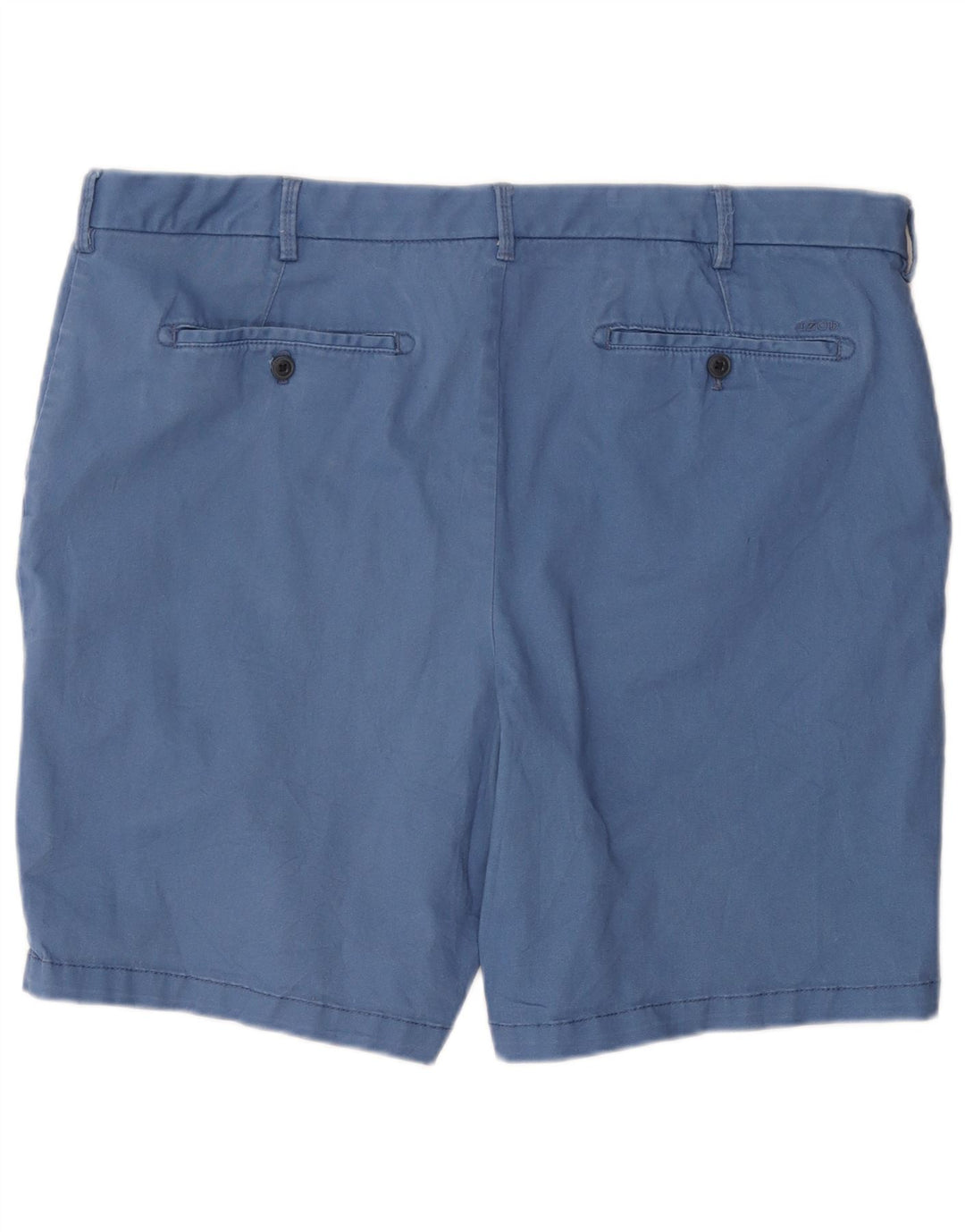 IZOD Stretch Chino Shorts til mænd W42 2XL Blå Bomuld