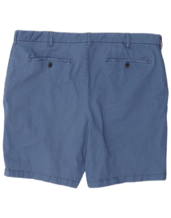 IZOD Stretch Chino Shorts til mænd W42 2XL Blå Bomuld