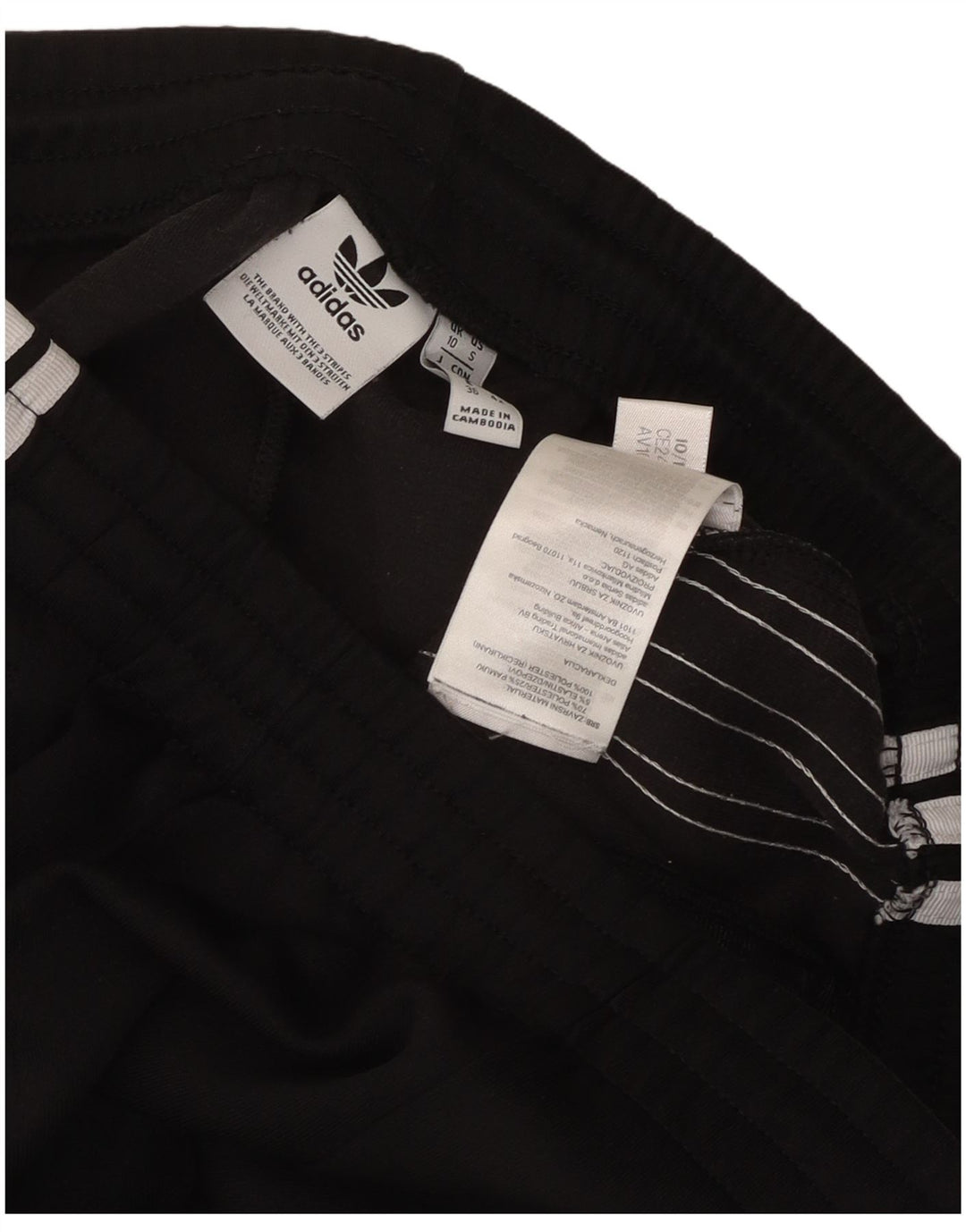 ADIDAS Womens Tracksuit Trousers UK 10 Small Black Polyester