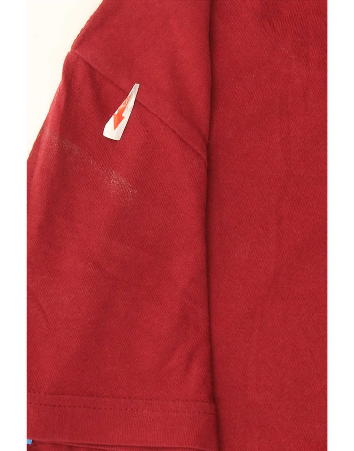 Adidas Grafisk T-shirt top til mænd Medium Burgundy
