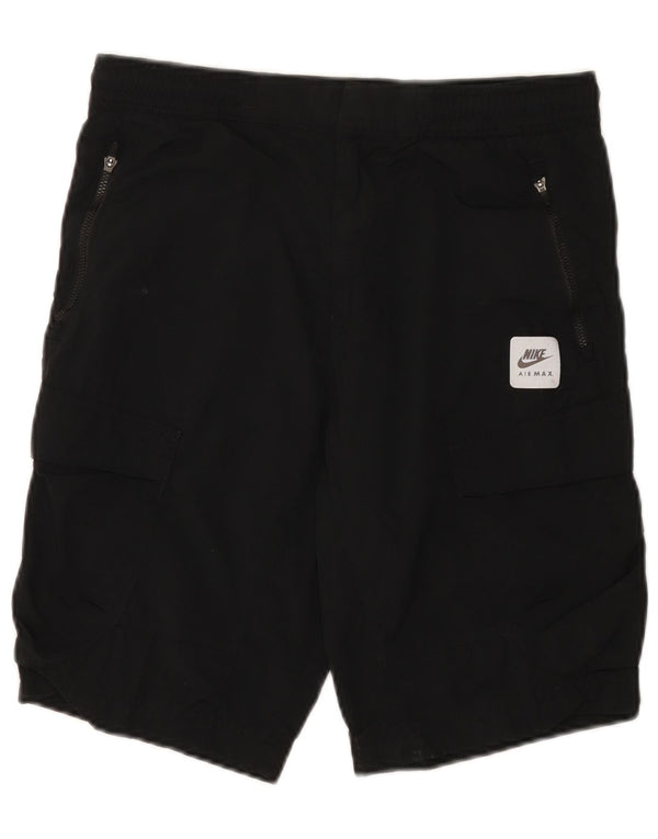 Nike Herre Cargo Shorts Small W29 Sort Nylon