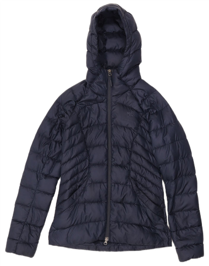 The North Face, polstret hættejakke til kvinder, UK 6 XS marineblå polyester