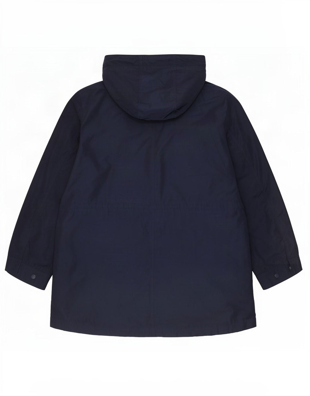Marks & Spencer Dame Hooded Parka Jacket UK 20 2XL Navy Blue Polyester
