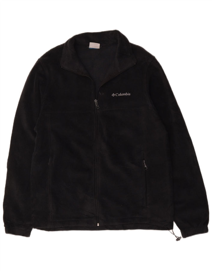 Columbia Herre Fleecejakke UK 38 Medium Sort Polyester