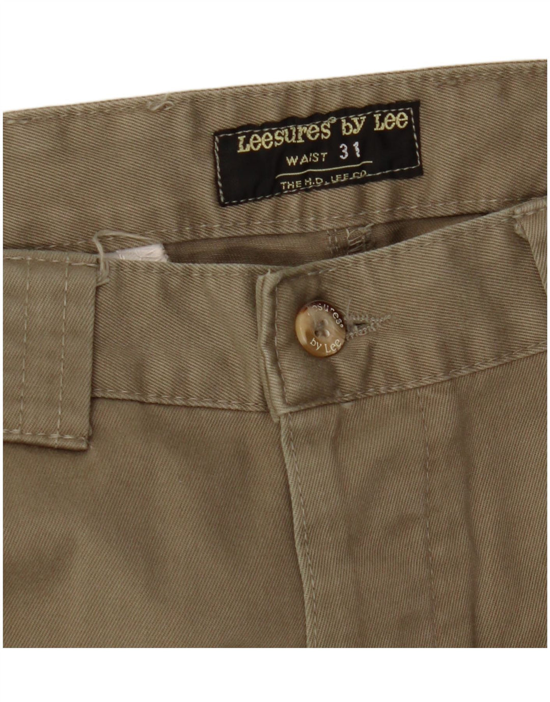 LEE Straight Cargo Bukser til mænd W31 L31 Beige Bomuld