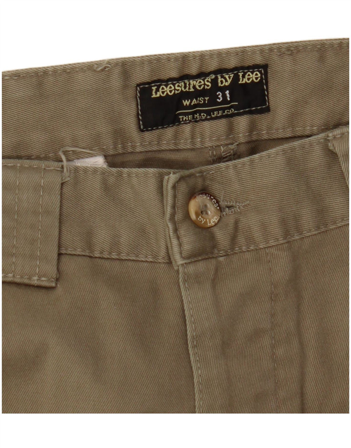 LEE Straight Cargo Bukser til mænd W31 L31 Beige Bomuld