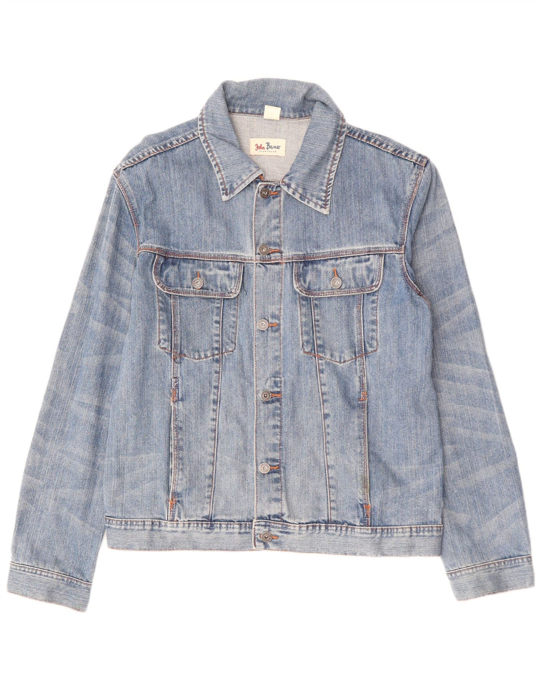 JOHN BANER Denimjakke til mænd UK 44 2XL Blå Bomuld