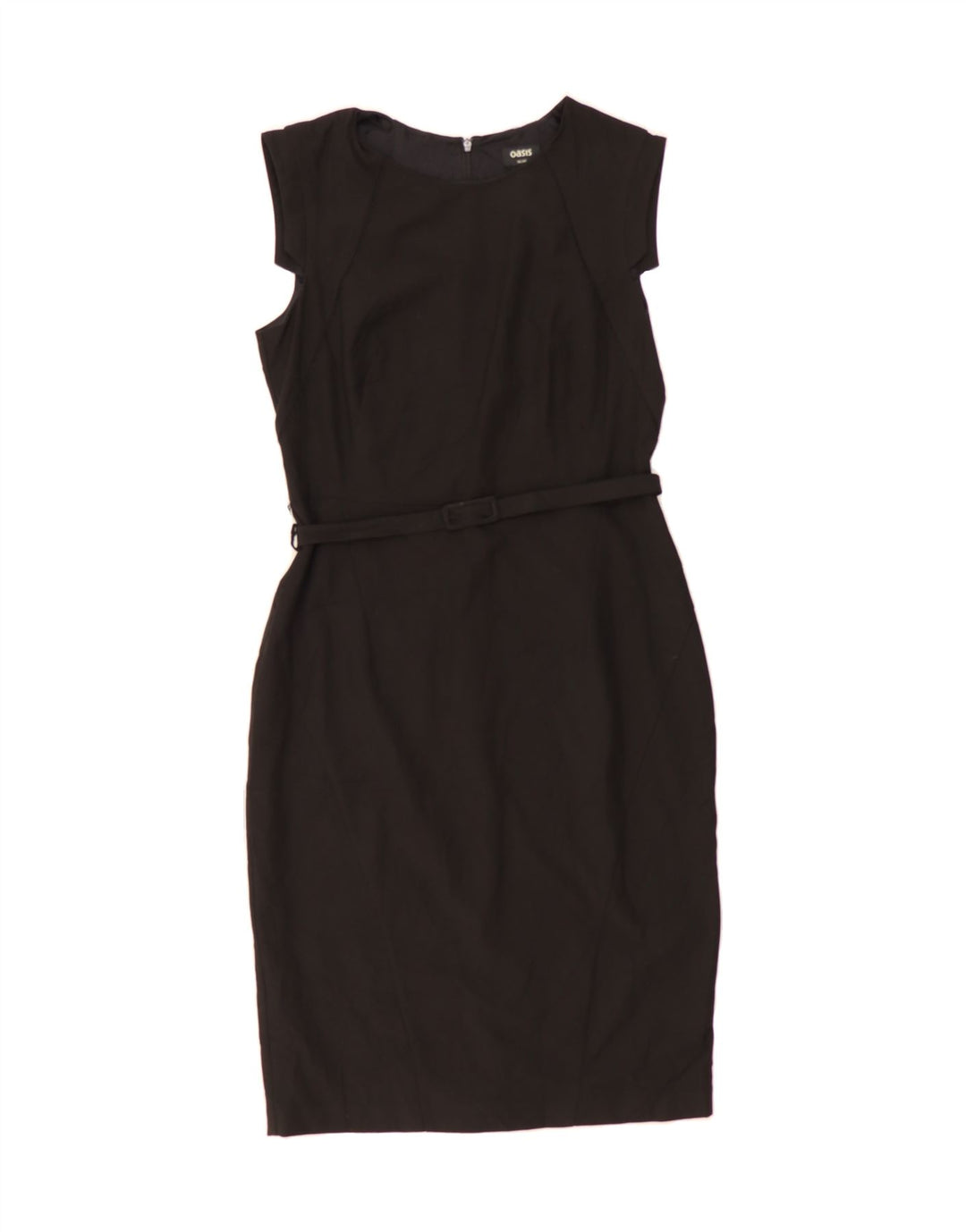 OASIS Womens Bodycon Dress UK 14 Medium  Black Polyester Vintage Oasis and Second-Hand Oasis from Messina Hembry 