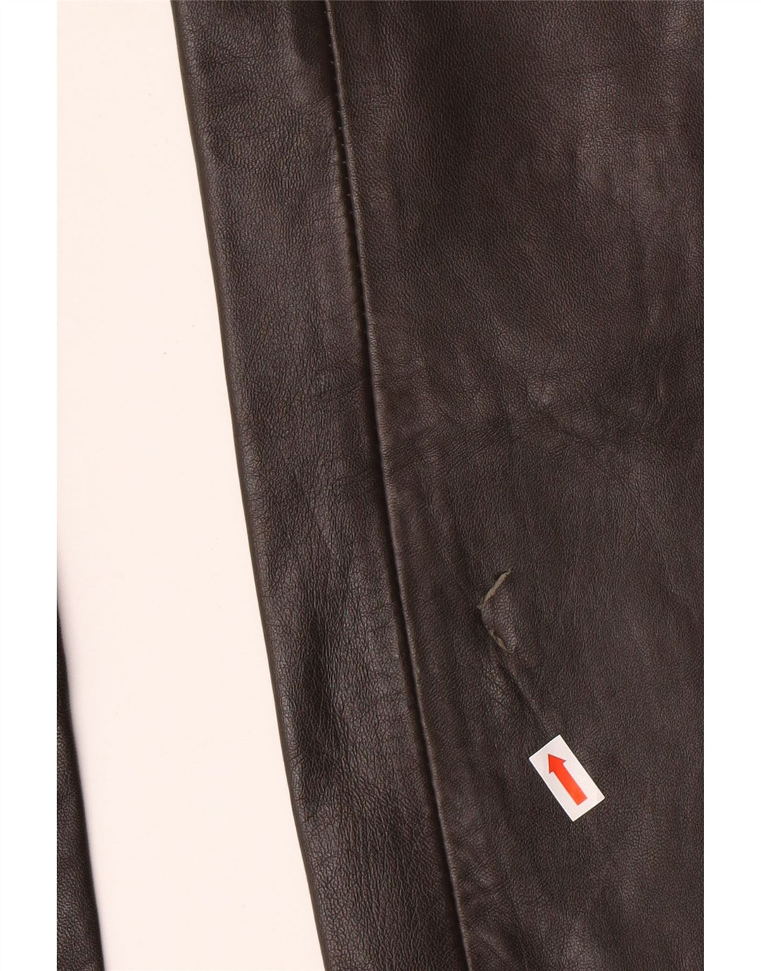 MADDOX Dame Læderbukser EU 36 Small W26 L32 Brun Læder