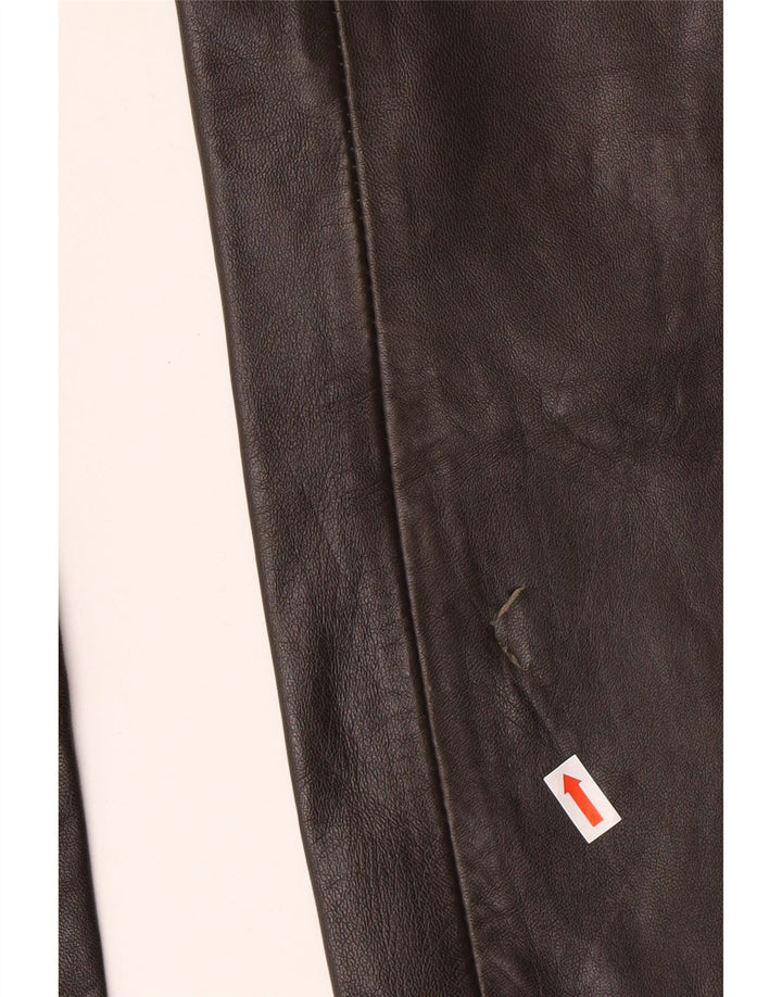 MADDOX Dame Læderbukser EU 36 Small W26 L32 Brun Læder