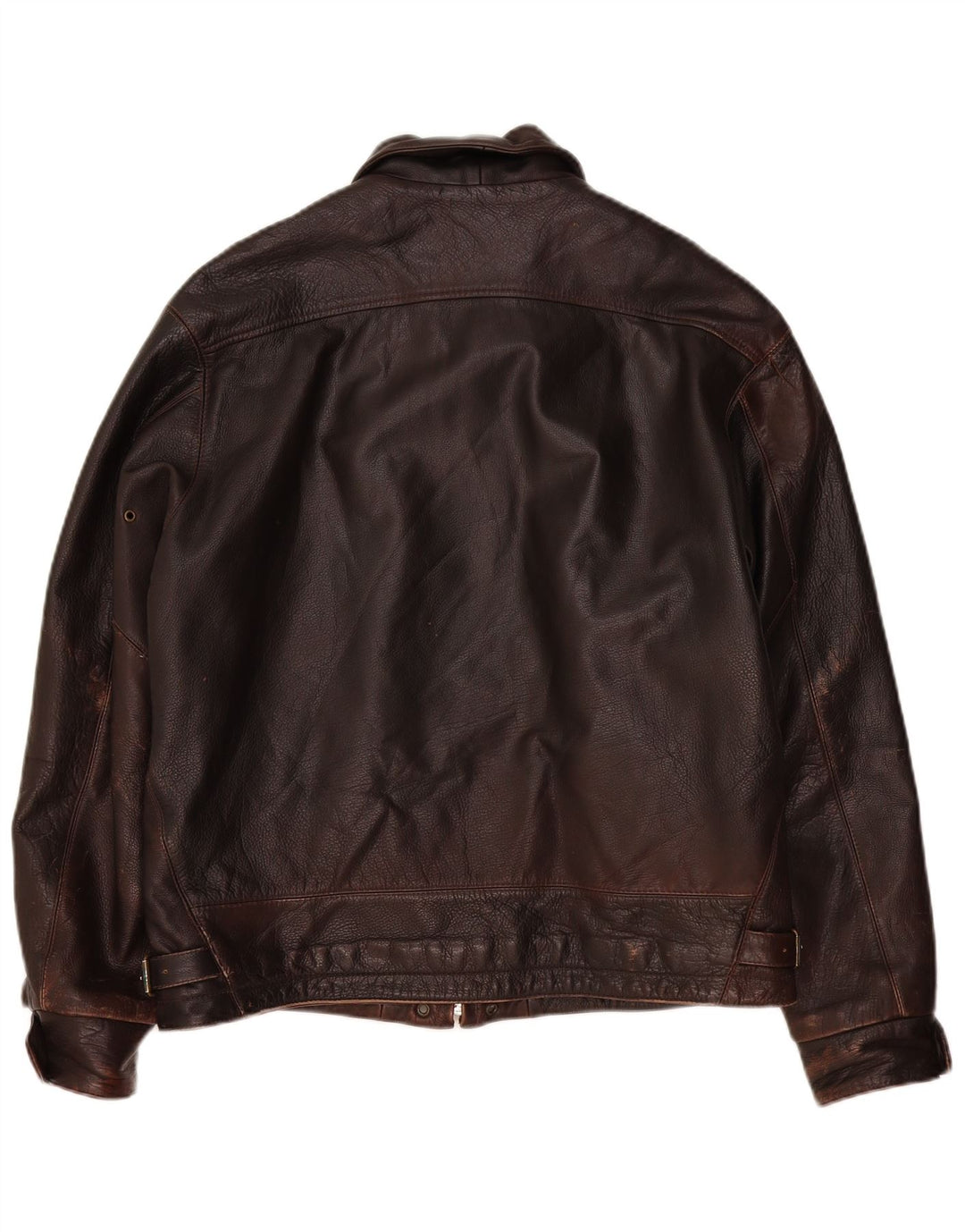 Vintage herre læderjakke IT 48 Medium Brun