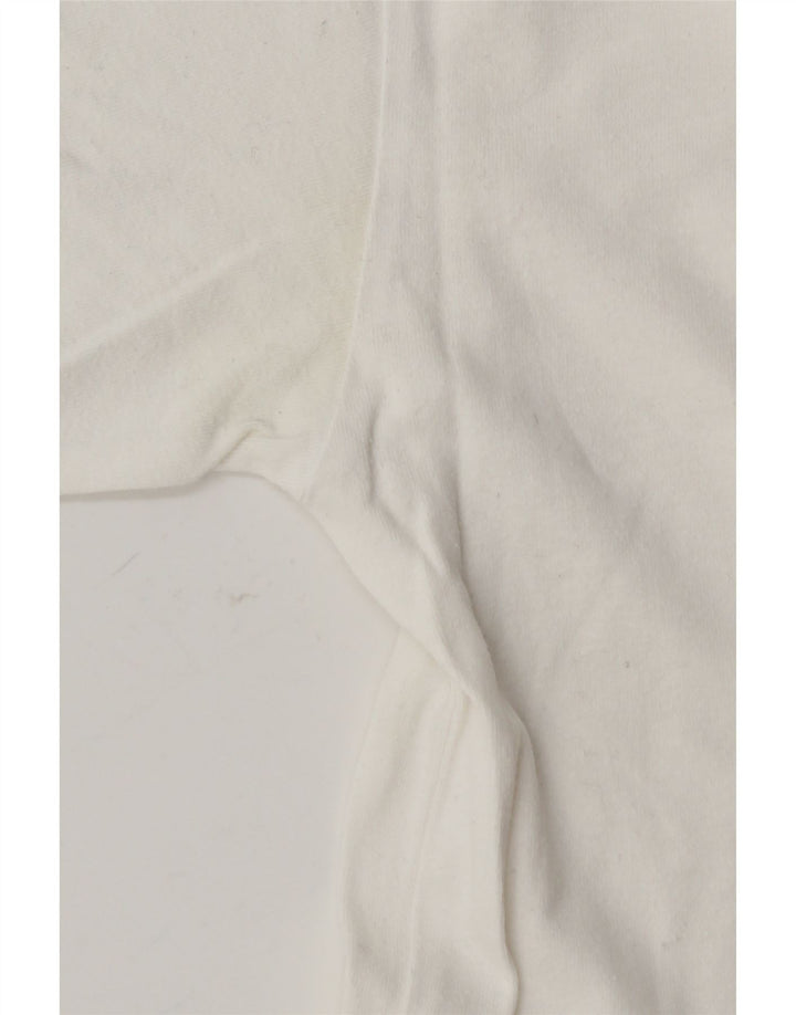 KAPPA Herre grafisk T-shirt Top Lille hvid bomuld