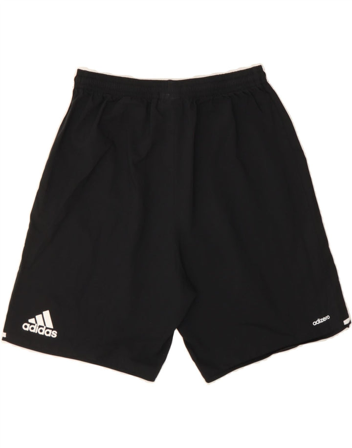ADIDAS Boys Adizero Sport Shorts 13-14 Years Black Polyester Vintage Adidas and Second-Hand Adidas from Messina Hembry 