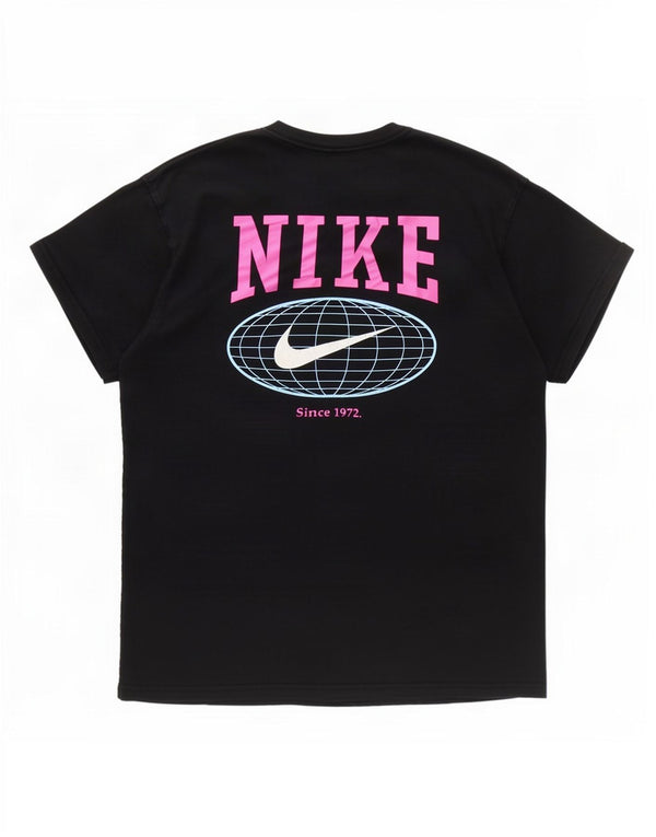 Nike Herre grafisk T-shirt Top Medium Sort Bomuld