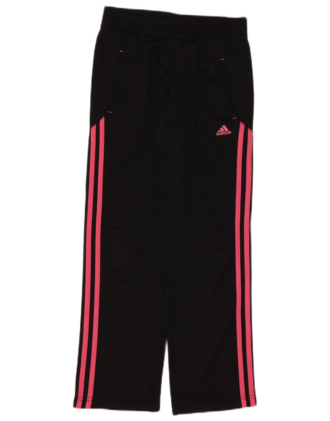 Adidas pigetræningsbukser 11-12 år Sort polyester