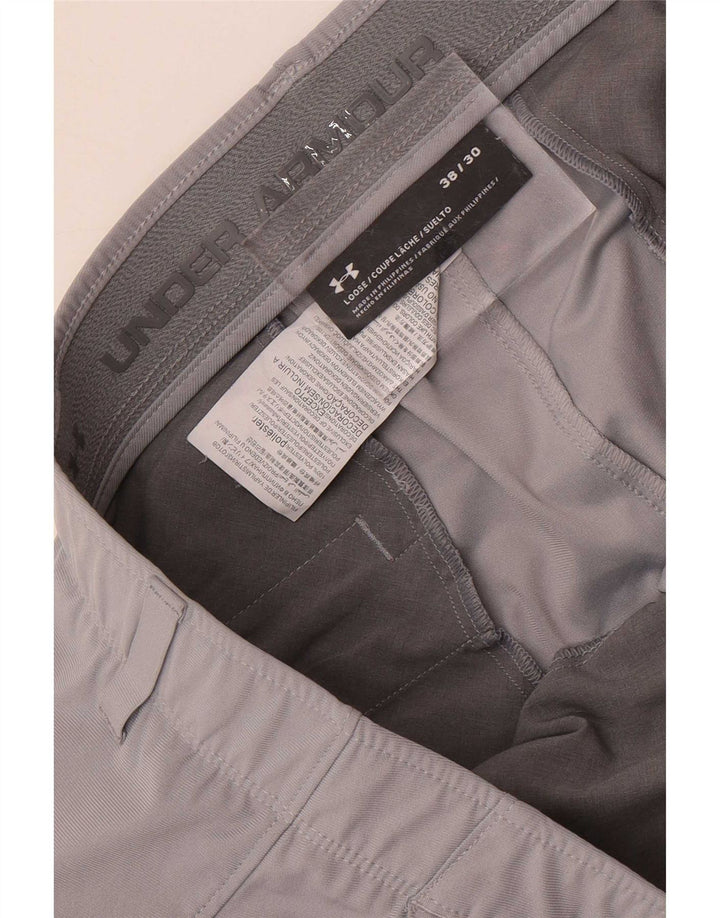 Under Armour Lige Chinobukser til mænd W38 L30 Grå polyester