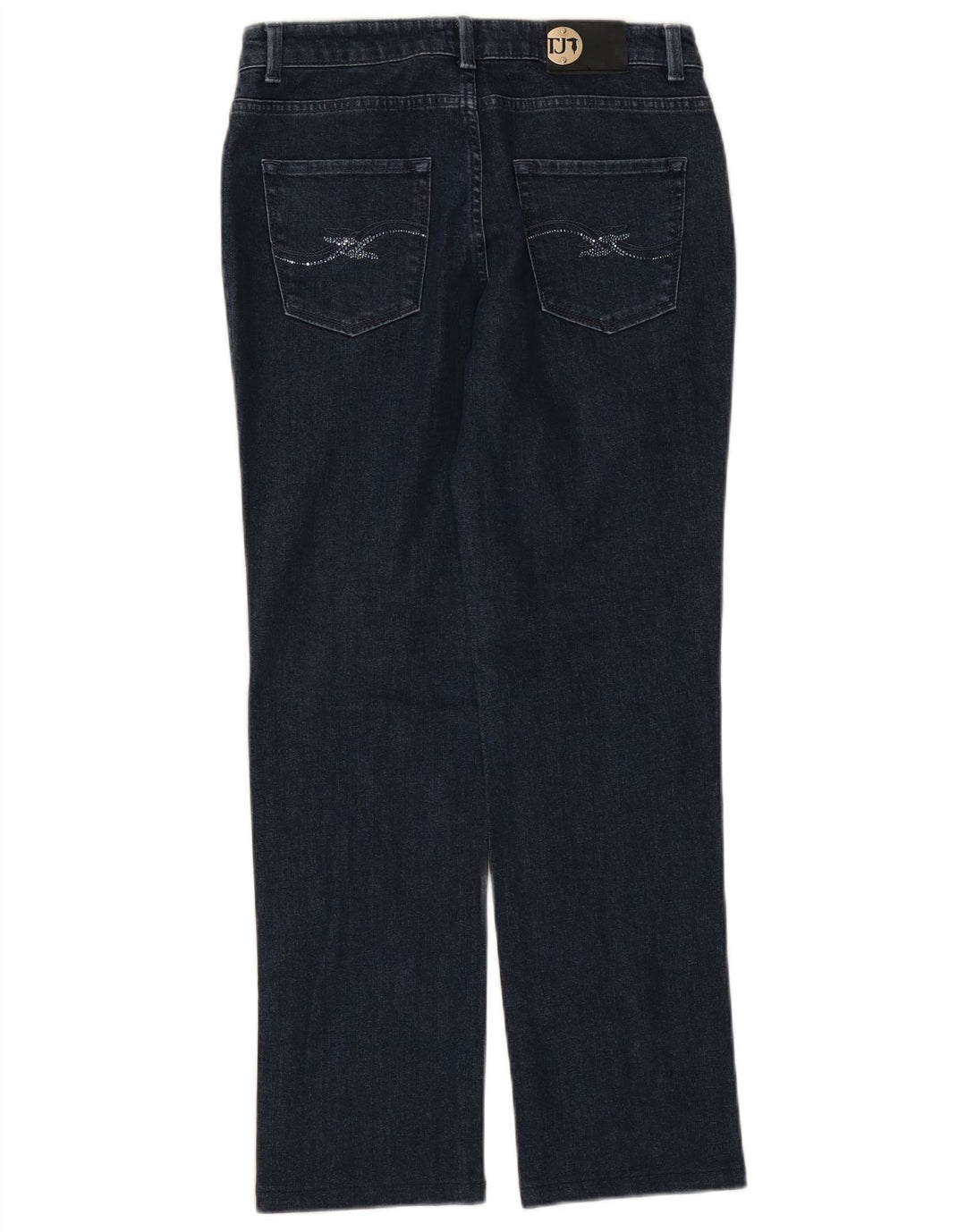 Trussardi lige jeans til kvinder W30 L30 blå bomuld