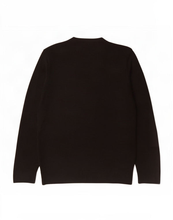 Marks & Spencer Herre Blue Harbor V-hals sweater Medium Sort