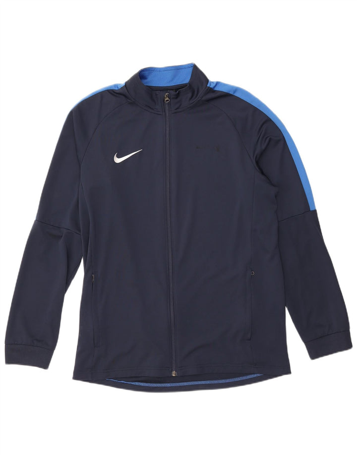 Nike Herre Dri Fit træningsdragt Topjakke Stor marineblå farveblok