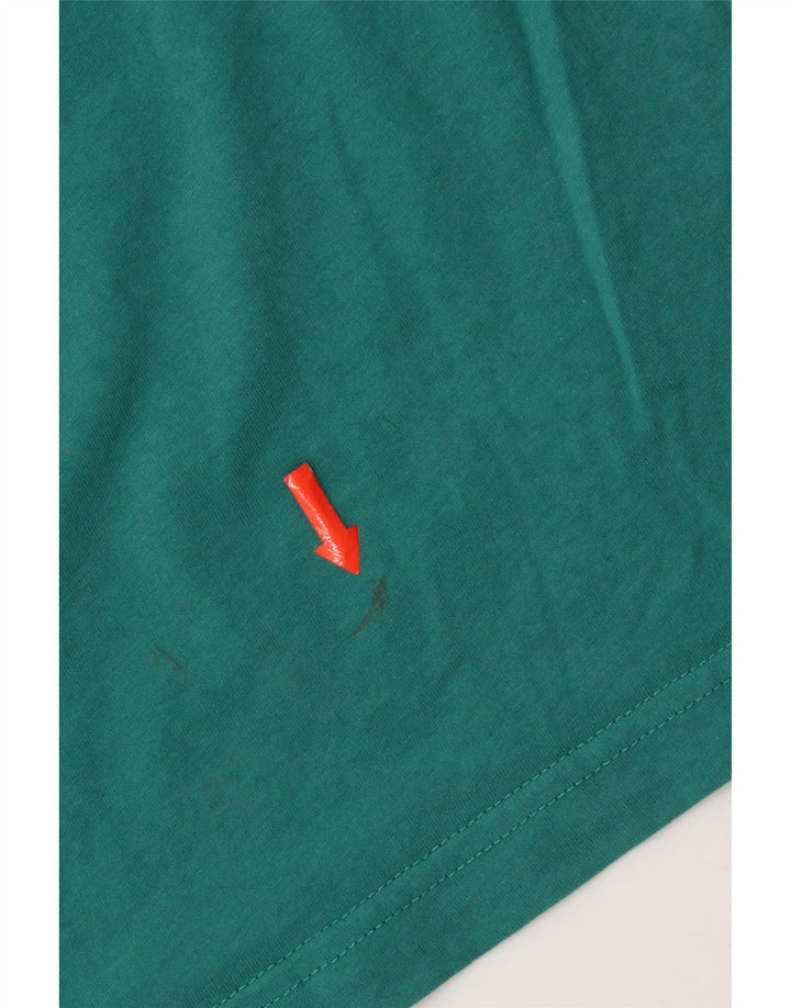 Crew Clothing Herre T-Shirt Top Medium Grøn Bomuld