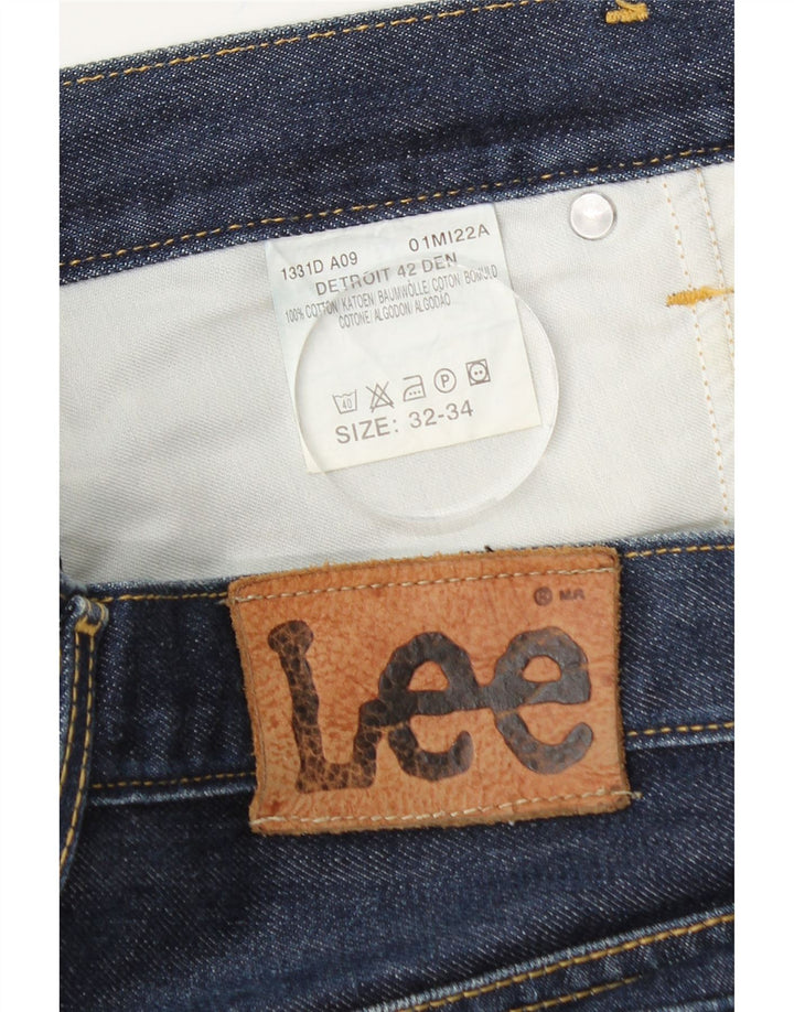 LEE Herre Detroit Denim Shorts W32 Medium Blue Bomuld