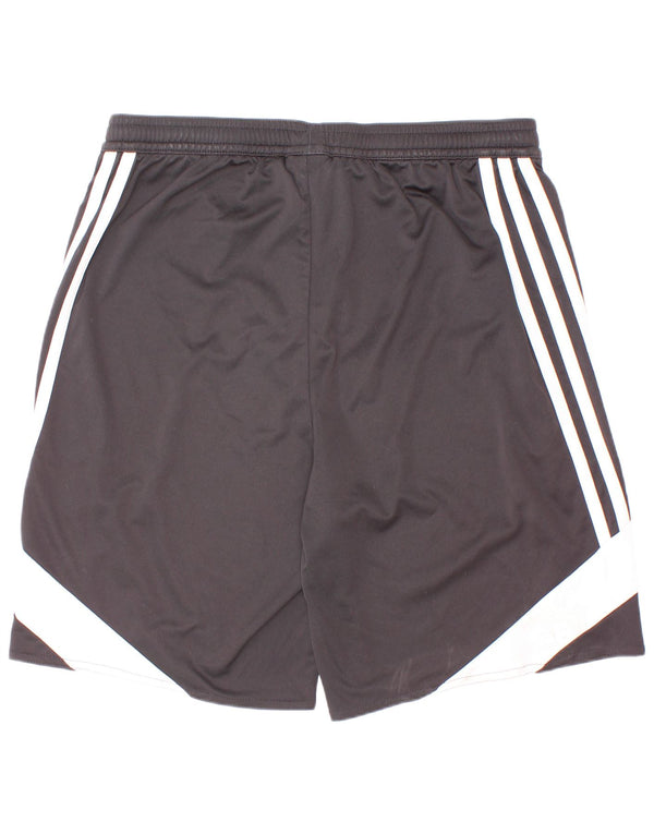 Adidas Boys Sports Shorts 13-14 år XL Sort Colourblock Polyester