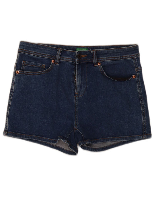 BENETTON denimshorts til kvinder W30 Medium Blue