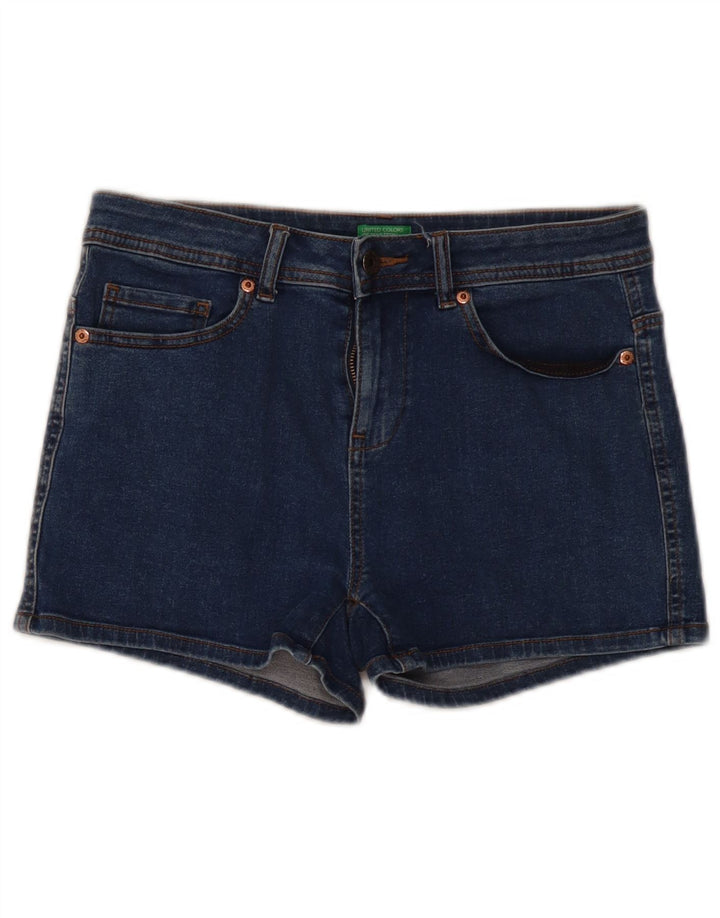 BENETTON denimshorts til kvinder W30 Medium Blue