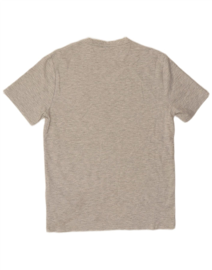 Reiss Herre T-shirt Top Medium Grey Flecked Bomuld