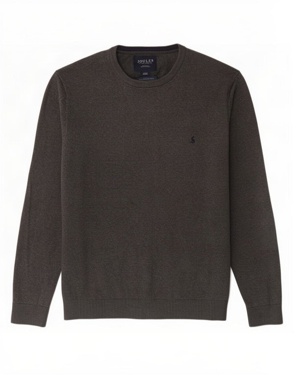 Joules Herre Crew Neck Jumper Sweater Stor Grå Bomuld