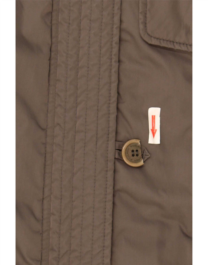 Woolrich Dame Overfrakke UK 16 Large Khaki